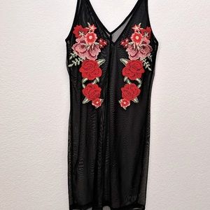 XSmall Floral See Thru BodyCon